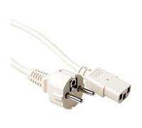 ACT 230V connection cable schuko male - C13 1.5 m Blanc 1,5 m
