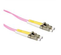 ACT 2m 50/125µm OM4 câble InfiniBand et à fibres optiques LC Bleu