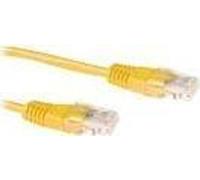 ACT 3 m Catégorie 5e Câble réseau - Deuxième connecteur : 1 x RJ-45 Réseau - Mâle - Câble patch - Contact plaqué or - Jaune