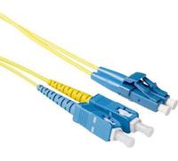ACT 30 mètres LSZH monomode 9/125 OS2 short boot fibre patch cable duplex avec connecteurs LC et SC