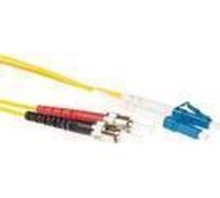 ACT 5 mètres LSZH monomode 9/125 OS2 fibre patch cable duplex avec connecteurs LC et ST