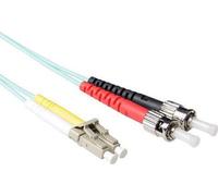 ACT 7 meter LSZH Multimode 50/125 OM3 fiber patch cable duplex with LC and ST connectors
