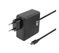 ACT AC2015 Câble de Charge USB C pour Ordinateur Portable 100 W (PD 3.1/PPS) avec câble USB C Fixe de 2 m - Bloc d'alimentation USB-C pour Ordinateur Portable MacBook Air, Dell, HP, Lenovo, iPad