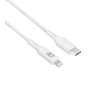 ACT AC3014 câble Lightning 1 m Blanc
