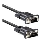 - Câble VGA - HD-15 (VGA) (M) pour HD-15 (VGA) (M) - 1.8 m - moulé, vis moletées - noir