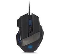 ACT AC5000 - Souris - optique - 6 boutons - filaire - USB - noir - boîte de suspension Noir G