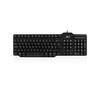 ACT AC5475 clavier Bureau USB AZERTY Belge Noir