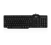ACT AC5475 clavier Bureau USB AZERTY Belge Noir