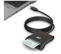 ACT AC6015 lecteur de cartes à puce Intérieure USB USB 2.0 Noir