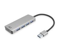 ACT AC6121 hub & concentrateur USB 3.2 Gen 1 (3.1 Gen 1) Type-A 5000 Mbit/s Aluminium
