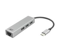 ACT AC7055 station d'accueil USB 3.2 Gen 1 (3.1 Gen 1) Type-C Gris