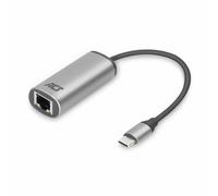 ACT AC7081 hub & concentrateur USB 3.2 Gen 1 (3.1 Gen 1) Type-C 2500 Mbit/s Aluminium
