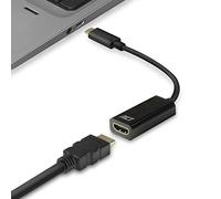ACT Adaptateur USBC HDMI 4K @ 30Hz USB C vers HDMI, Connexion d'un Moniteur supplémentaire à Un Ordinateur Portable, câble USB-C HDMI Longueur 0,15 m - AC7305, 15 cm