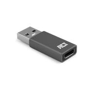 ACT AC7375 changeur de genre de câble USB Type-C USB Type-A Gris