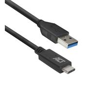 ACT AC7416 câble USB USB 3.2 Gen 1 (3.1 Gen 1) 1 m USB C USB A Noir