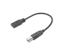 ACT AC7462 Câble Adaptateur USB-C vers USB-B 0,2 m pour imprimante, Scanner et commutateur KVM USB C 480 Mbps
