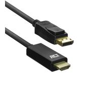 ACT AC7550 câble vidéo et adaptateur 1,8 m DisplayPort HDMI Type A (Standard) Noir