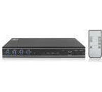 ACT KVM Switch 2 PC 2 Moniteurs, 4K@60Hz, Commutateur HDMI 4 Ports USB 3.0, HDCP 2.3, avec HDMI et Câbles USB, Télécommande, Support de Montage Bureau - AC7914