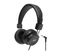 ACT AC9300 Casque Pliable avec câble, Jack 3,5 mm, Longueur du câble en Nylon 1,5 m