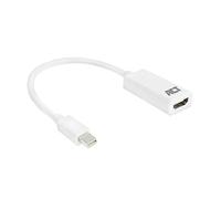 ACT AC7525 Adaptateur de câble vidéo 0,15 m Mini DisplayPort HDMI type A (standard) Blanc (AC7525)