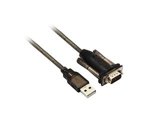 ACT Adaptateur sériel USB, USB vers DB(9pin) RS232, longueur 1,5m, pour imprimantes, caisses enregistreuses, PDA - AC6000