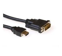 ACT AK3740 câble vidéo et adaptateur 2 m HDMI DVI-D Beige