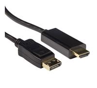 ACT AK3990 câble vidéo et adaptateur 1,8 m DisplayPort HDMI Noir