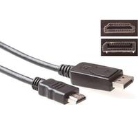 ACT AK3991 câble, DisplayPort mâle - HDMI-A mâle, 3 m, noir, emballage collectif