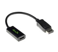 ACT AK3994 câble vidéo et adaptateur 0,15 m DisplayPort HDMI A Noir