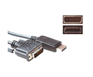 ACT AK3995 câble vidéo et adaptateur 1,8 m DisplayPort DVI-D Noir