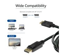 ACT AK4074 Câble DisplayPort 3m, 8K@60Hz / 4K@120Hz, Câble DisplayPort 1.4 - 32.4Gbps.