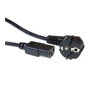ACT AK5016 câble électrique Noir 5 m CEE7/7 Coupleur C13