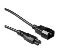 ACT AK5028 câble électrique Noir 2 m Coupleur C14 Coupleur C5