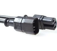 ACT AK5232 Noir Câble d'alimentation 0.6m C14-coupleur C15-coupleur (AK5232)