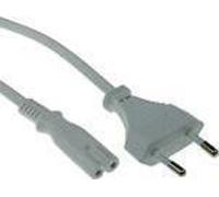 ACT AK5240 Câble d'alimentation Blanc 1,5 m CEE7/16 Coupleur C7 (AK5240)