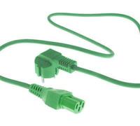 ACT AK5319 Câble d'alimentation Vert 2 m CEE7/7 Coupleur C15 (AK5319)