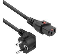ACT AK5323 Câble d'alimentation Noir 2 m CEE7/7 Coupleur C13 (AK5323)