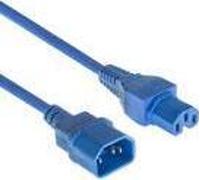 ACT AK5338 Câble d'alimentation Bleu 5 m Coupleur C14 Coupleur C15 (AK5338)