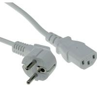 ACT AK5401 Câble d'alimentation Blanc 0,5 m CEE7/7 Coupleur C13 (AK5401)