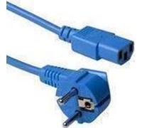 ACT AK5404 Câble d'alimentation Bleu 5 m CEE7/7 Coupleur C13 (AK5404)