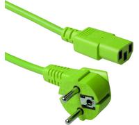 ACT AK5405 Câble d'alimentation Vert 5 m CEE7/7 Coupleur C13 (AK5405)