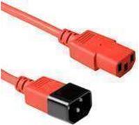 ACT AK5423 Câble d'alimentation rouge 0,3 m Coupleur C13 Coupleur C14 (AK5423)