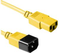 ACT AK5426 Câble d'alimentation Jaune 0,3 m Coupleur C13 Coupleur C14 (AK5426)