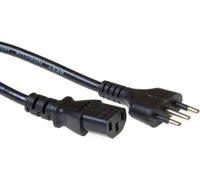 ACT AK5446 Câble d'alimentation Noir 1,8 m Fiche secteur type L Coupleur C13 (AK5446)