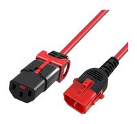 ACT AK5512 câble électrique Rouge 1 m Coupleur C13 Coupleur C14