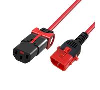 ACT AK5515 câble électrique Rouge 3 m Coupleur C13 Coupleur C14