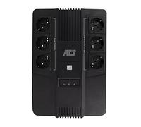ACT Back-up Onduleur Line Interactive 600VA Batterie UPS Power Supply (6 Sorties Schuko, Protection Contre Les surtensions) AVR - AC2300