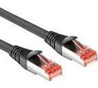 ACT Black 1 mètre CAT6A U/FTP PVC high flexibility tangle-free patch cable snagless with RJ45 connectors (FB5001)