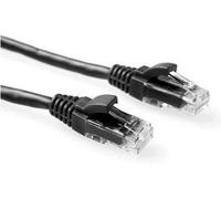 ACT Black 10 meter U/UTP CAT5E patch cable component level with RJ45 connectors