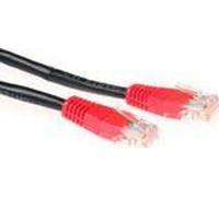 ACT Black 10 meter U/UTP CAT5E patch cable cross with RJ45 connectors